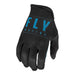 Fly Racing Media BMX Race Gloves-Black/Blue - 1
