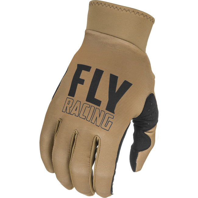 Fly Racing Pro Lite BMX Race Gloves-Khaki/Black - 1