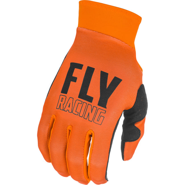 Fly Racing Pro Lite BMX Race Gloves-Orange/Black - 1