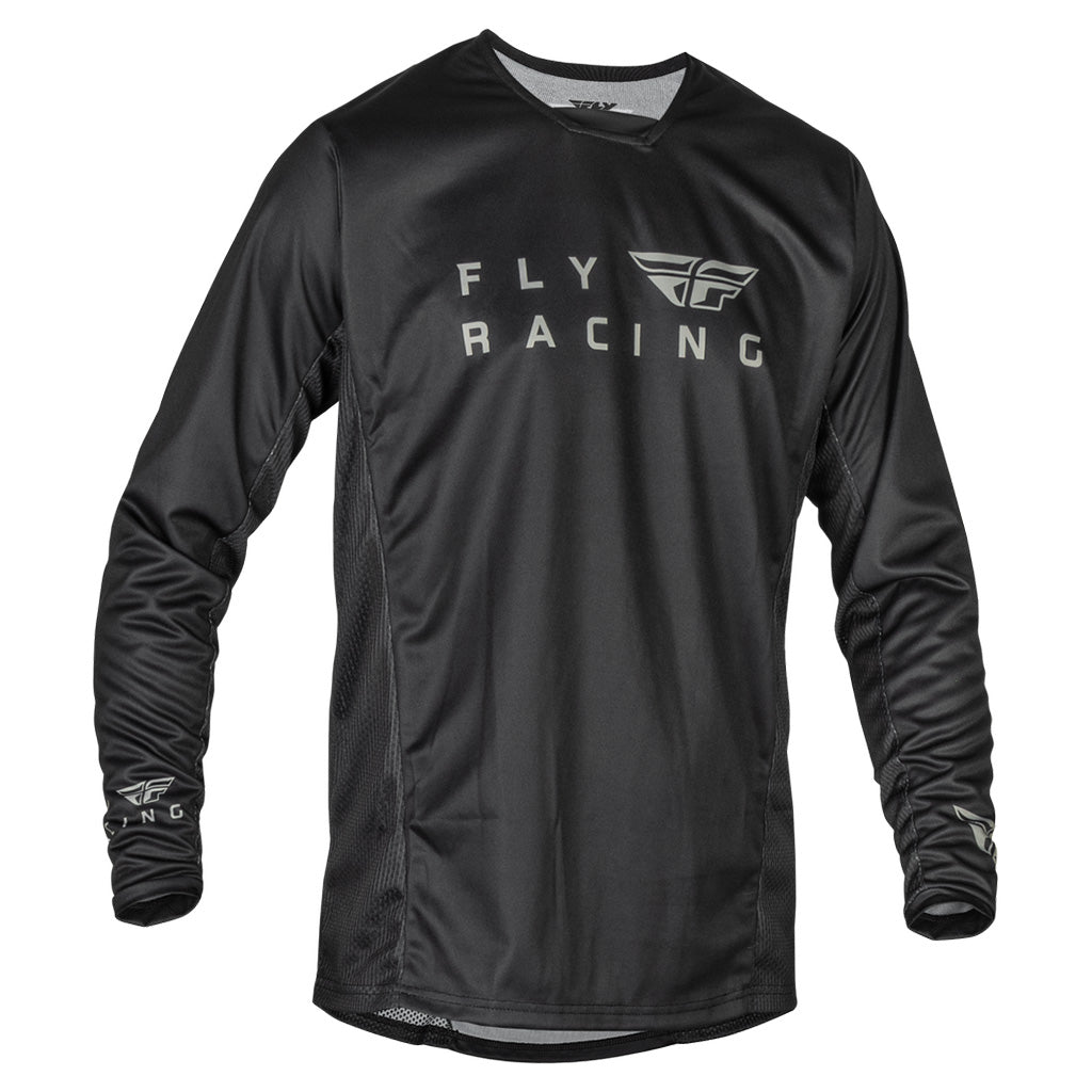 Fly Racing Radium BMX Race JerseyBlackGrey at J&R Bicycles J&R