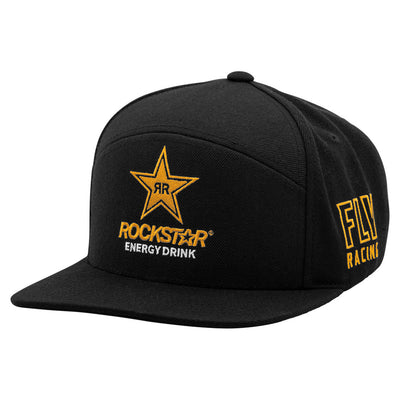 Fly Racing Rockstar Hat-Black/Gold-Adult