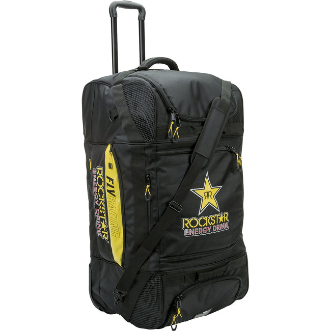 Fly Racing Rockstar Roller Grande Bag-Black/Yellow - 1
