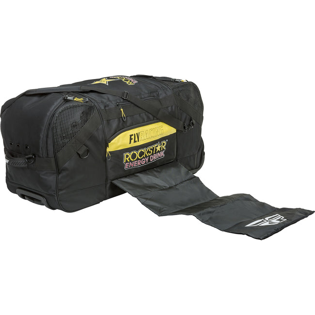Fly Racing Rockstar Roller Grande Bag-Black/Yellow - 3