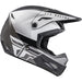 Fly Racing Kinetic Straight Edge BMX Race Helmet-Black/White - 2