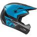Fly Racing Kinetic Straight Edge BMX Race Helmet-Blue/Grey/Black - 2