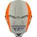 Fly Racing Kinetic Straight Edge BMX Race Helmet-Orange/Grey - 4