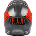 Fly Racing Kinetic Straight Edge BMX Race Helmet-Red/Black/Grey - 3