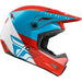 Fly Racing Kinetic Straight Edge BMX Race Helmet-Red/White/Blue - 2