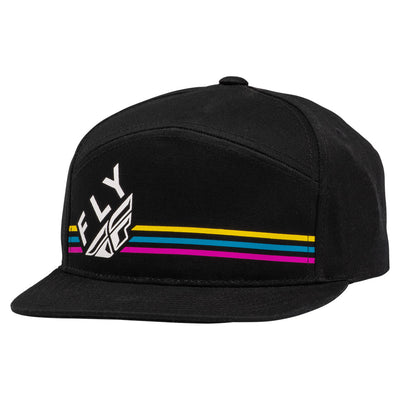 Fly Racing Track Hat-Black/White-Youth