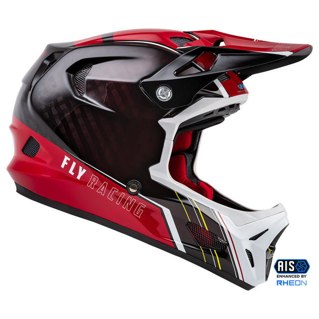 Fly Racing Werx-R BMX Race Helmet-Red Carbon - 1