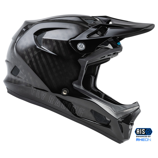 Fly Racing Werx-R Carbon BMX Race Helmet-Black Carbon - 4
