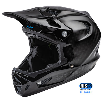Fly Racing Werx-R Carbon BMX Race Helmet-Black Carbon