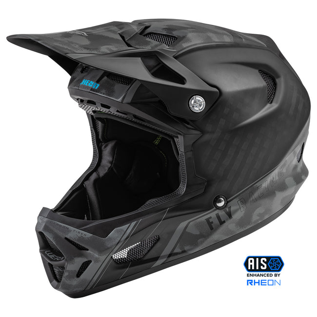 Fly Racing Werx-R Carbon BMX Race Helmet-Matte Camo Carbon - 2