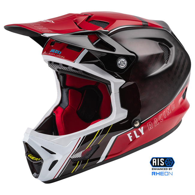 Fly Racing Werx-R Carbon BMX Race Helmet-Red Carbon - 2