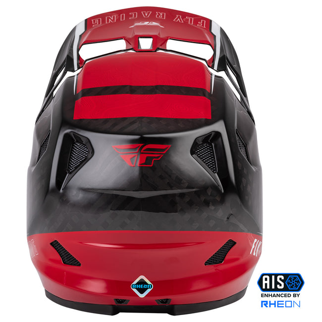 Fly Racing Werx-R Carbon BMX Race Helmet-Red Carbon - 3