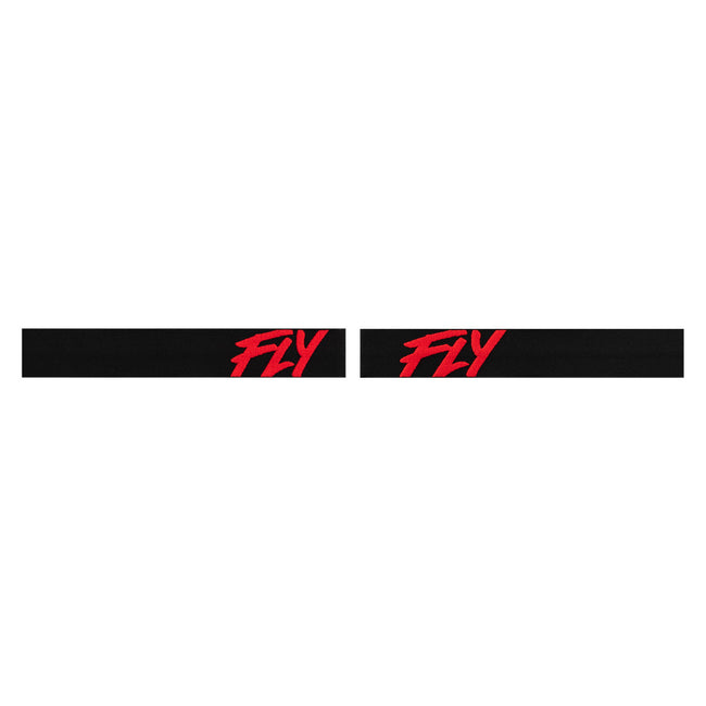 Fly Racing Zone Goggles-Black/Red W/Silver Mirror/Smoke Lens - 2