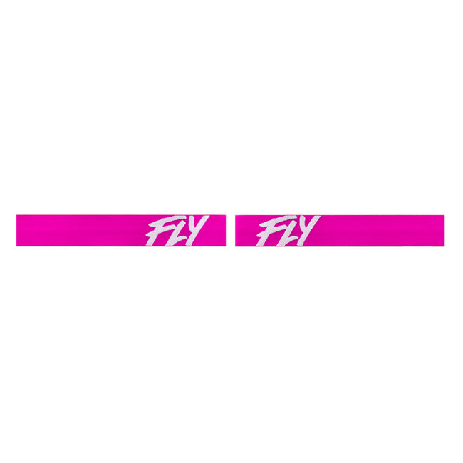 Fly Racing Zone Goggles-Pink/White W/Sky Blue Mirror/Smoke Lens - 2