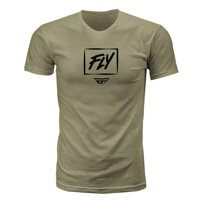 Fly Racing Zoom T-Shirt-Light Olive - 1