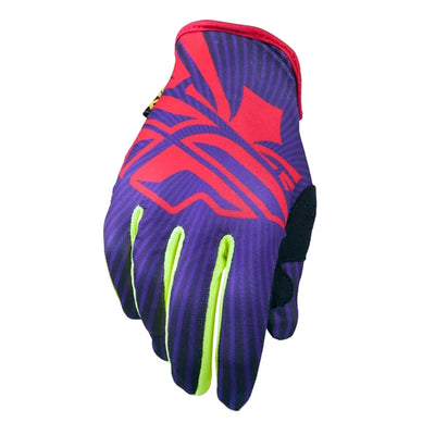 Fly Racing 2013/2014 Lite Race Gloves-Purple/Red/Yellow