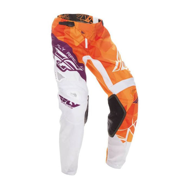 Fly Racing 2017 Kinetic Crux BMX Race Pants-Orange/Purple - 1