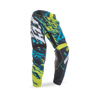 Fly Racing 2017 Kinetic Relapse Pants-Lime/Blue