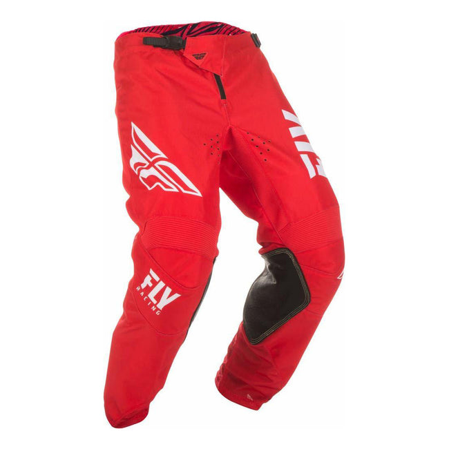Fly Racing Kinetic Shield 2019 BMX Race Pants-Red/White - 1