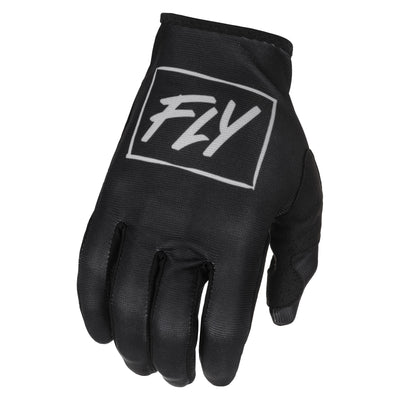 Fly Racing 2022 Lite BMX Race Gloves-Black/Grey