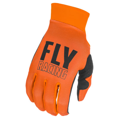 Fly Racing 2022 Pro Lite BMX Race Gloves-Orange/Black