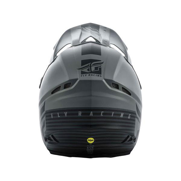 Fly Racing Carbon Mips Shield Helmet-Black/Grey-Adult X-Large - 3