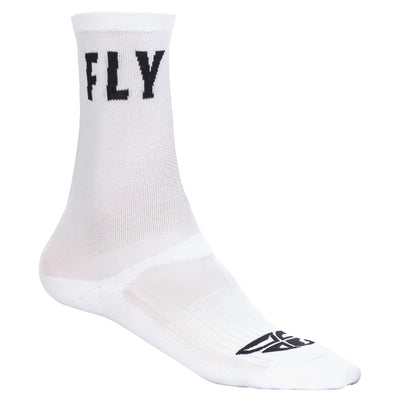 Fly Racing 2022 Crew Socks-White
