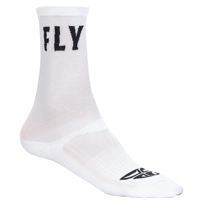 Fly Racing 2022 Crew Socks-White - 1
