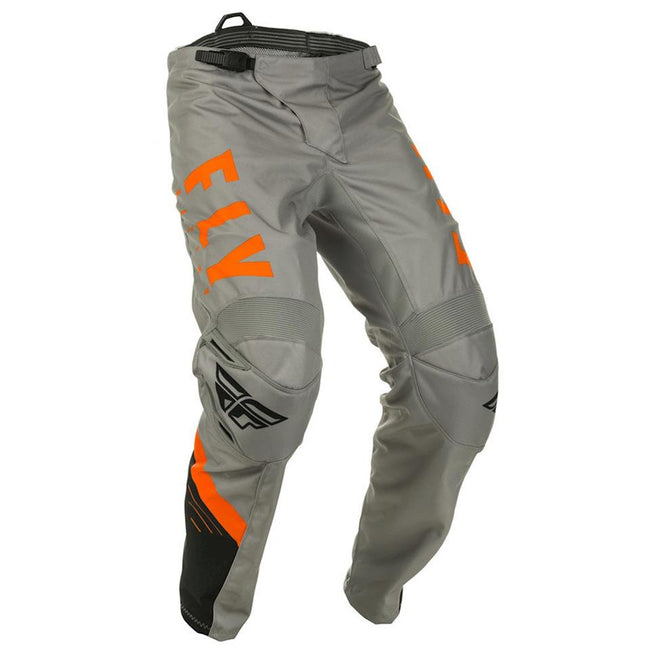 Fly Racing F-16 BMX Race Pants-Grey/Black/Orange - 1