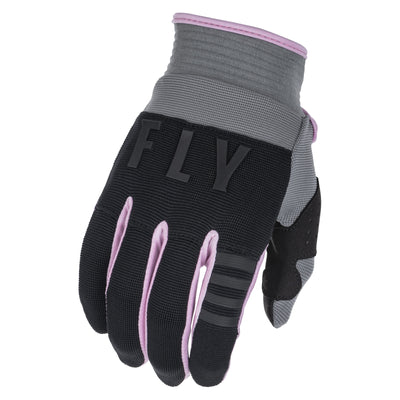 Fly Racing 2022 F-16 BMX Race Gloves-Grey/Black/Pink