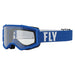 Fly Racing 2022 Focus Goggles-Blue/White w/Clear Lens - 1