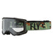 Fly Racing 2022 Focus Goggles-Green Camo/Black w/Clear Lens - 1