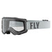 Fly Racing 2022 Focus Goggles-Grey/Dark Grey w/Clear Lens - 1