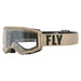 Fly Racing 2022 Focus Goggles-Khaki/Brown w/Clear Lens - 1