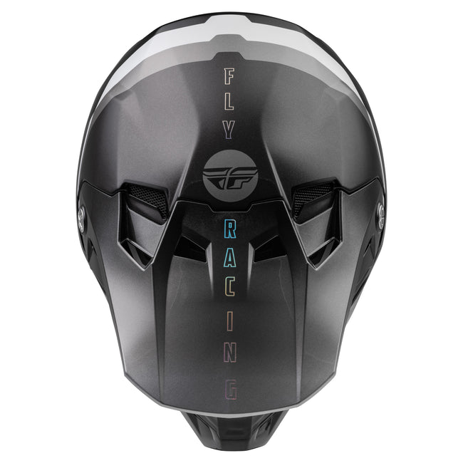 Fly Racing 2022 Formula CC Driver BMX Race Helmet-Black/Charcoal/White - 4