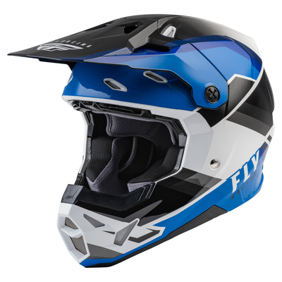 Fly Racing 2022 Formula CP Rush BMX Race Helmet-Black/Blue/White