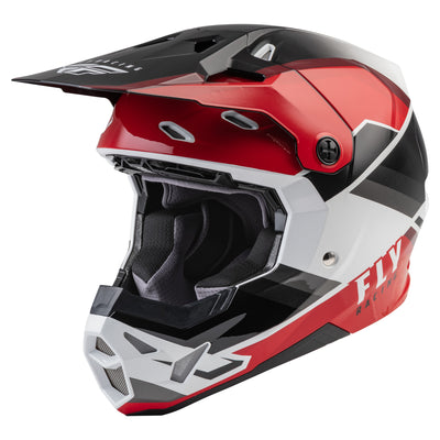 Fly Racing 2022 Formula CP Rush BMX Race Helmet-Black/Red/White