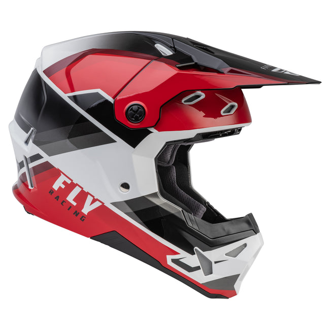 Fly Racing 2022 Formula CP Rush BMX Race Helmet-Black/Red/White - 2