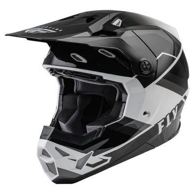 Fly Racing 2022 Formula CP Rush BMX Race Helmet-Grey/Black/White