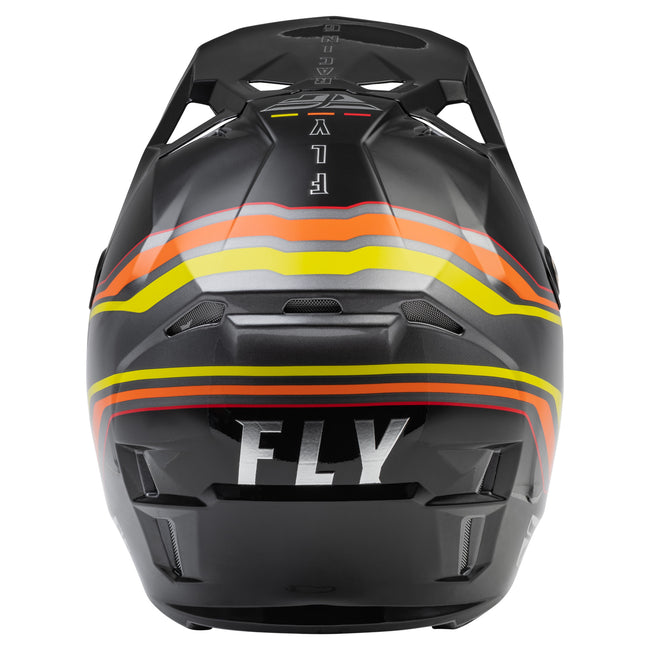 Fly Racing 2022 Formula CP S.E. Speeder BMX Race Helmet-Black/Yellow/Red - 3