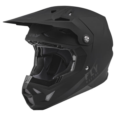 Fly Racing 2022 Formula CP Solid BMX Race Helmet-Matte Black