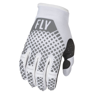 Fly Racing 2022 Kinetic BMX Race Gloves-White