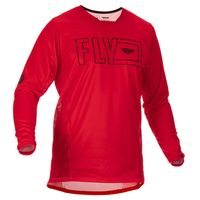 Fly Racing 2022 Kinetic Fuel BMX Race Jersey-Red/Black