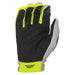 Fly Racing 2022 Lite BMX Race Gloves-Grey/Teal/Hi-Vis - 2