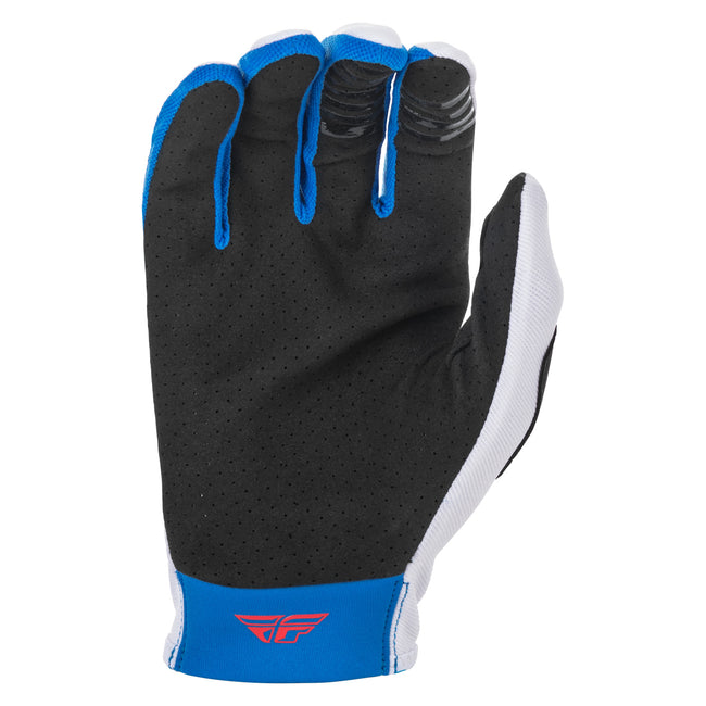 Fly Racing 2022 Lite BMX Race Gloves-Red/White/Blue - 2