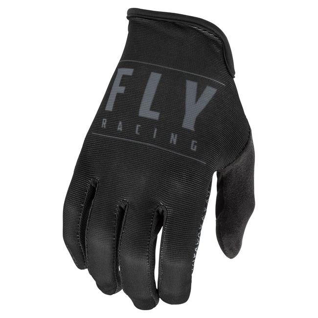 Fly Racing 2022 Media BMX Race Gloves-Black/Black - 1