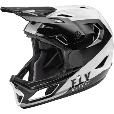 Fly Racing Rayce BMX Race Helmet-Black/White